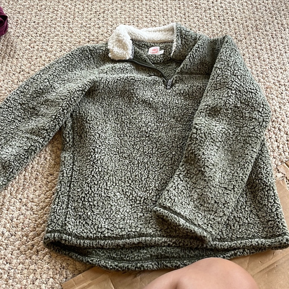 Sage green Sherpa